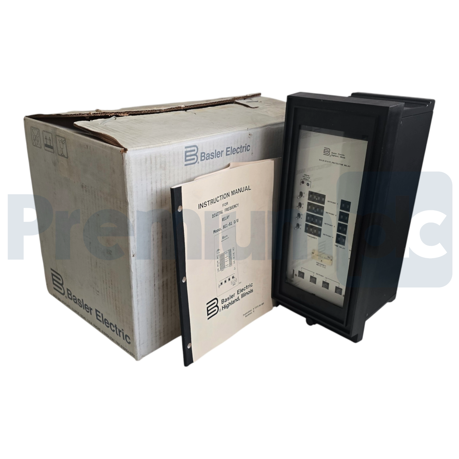 Used Basler BE1-81 O/U Digital Frequency Protection Relay BE1-81O/UT3EE1JB9N2F NSMP