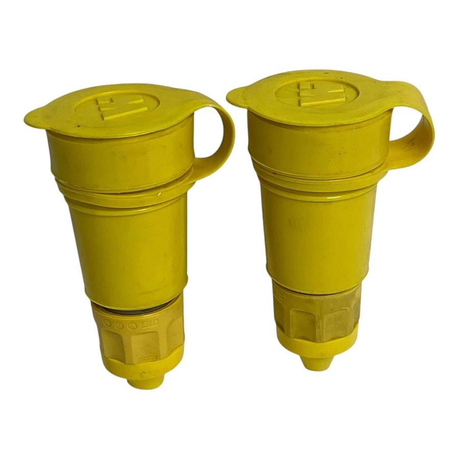 Used Lot of 2 Leviton Wetguard 29W75 Watertight Connector Housings L15-30R