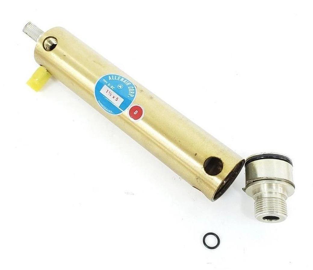 Used LOT OF 2 ALLENAIR E-1-1/2 X 5 BC-D PNEUMATIC CYLINDERS TYPE E-BC, 1-1/2" X 5"