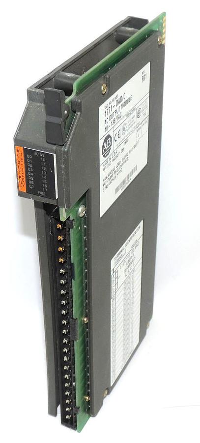 Used ALLEN BRADLEY 1771-OAD/C REV. F01 AC OUTPUT MODULE SER. C P/N: 96234271 C01
