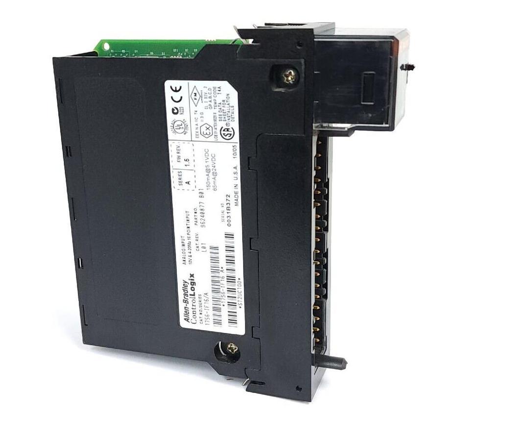 Used ALLEN BRADLEY 1756-IF16 /A CONTROLLOGIX ANALOG INPUT MODULE F/W 1.5 1756IF16