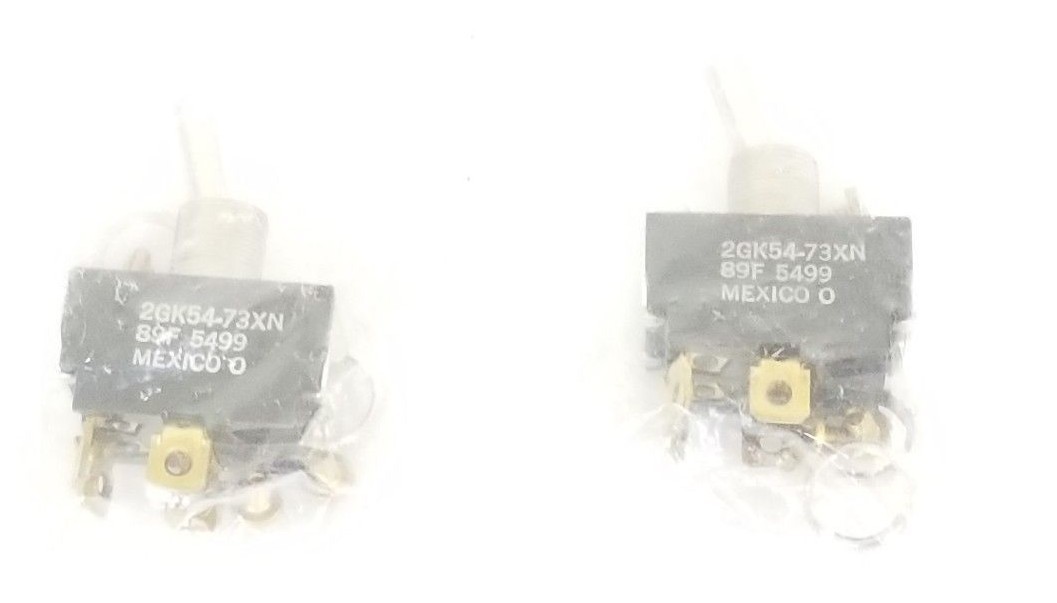 Used LOT OF 2 NEW CARLING SWITCH 2GK54-73XN TOGGLE SWITCHES 2GK5473XN