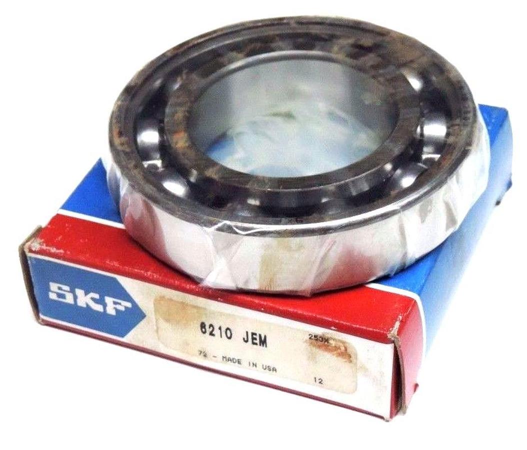 NIB SKF 6210-JEM RADIAL DEEP GROOVE BALL BEARING 6210JEM
