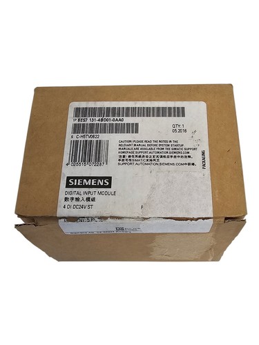 Used BOX OF 4 NEW SIEMENS 6ES7131-4BD01-0AA0 DIGITAL INPUT MODULES 6ES71314BD010AA