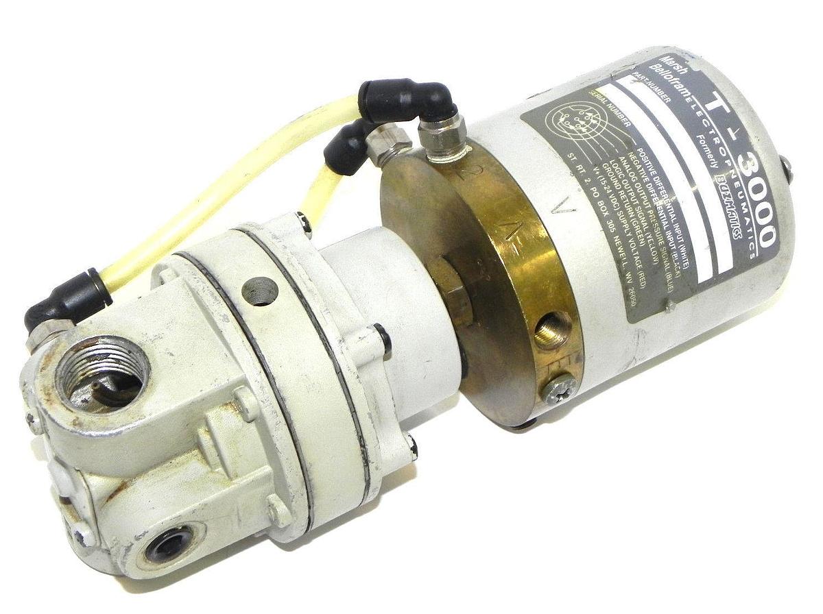 Used MARSH BELLOFRAM T-3000 FLOW BOOSTER W/ 010-642-200 TYPE 75 HR RELAY