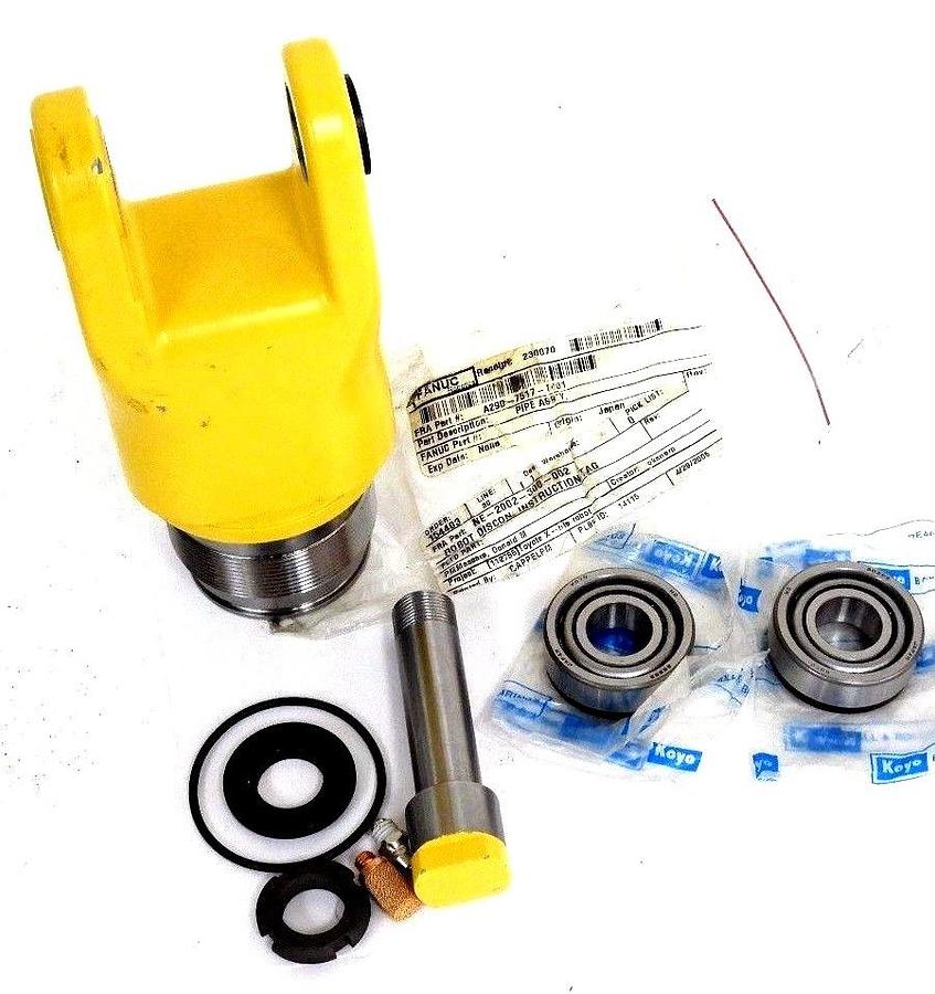 Used NEW FANUC ROBOTICS A290-7517-T401 PIPE ASSEMBLY A2907517T401, W/ 2 KOYO 30202R