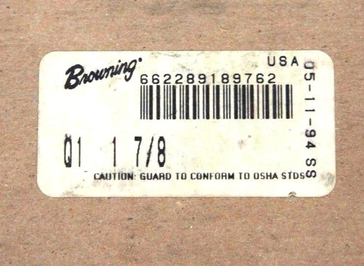 LOT OF 2 NIB BROWNING Q1 1 7/8 SPLIT TAPER BUSHINGS, Q1178