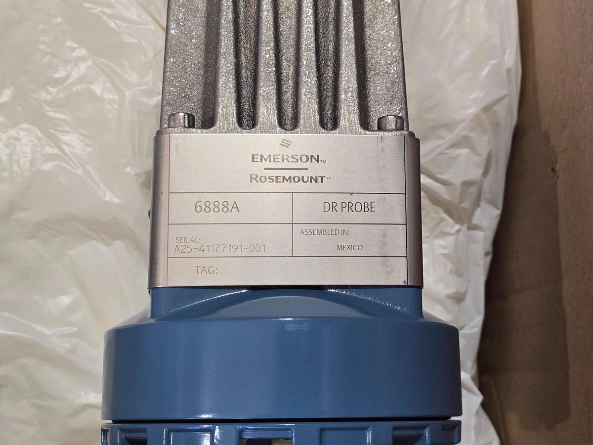 Used Emerson Rosemount 6888A-10XY-7-1-5DR-00-00-0-0 Oxygen Analyzer O2 Probe 6ft NSMP