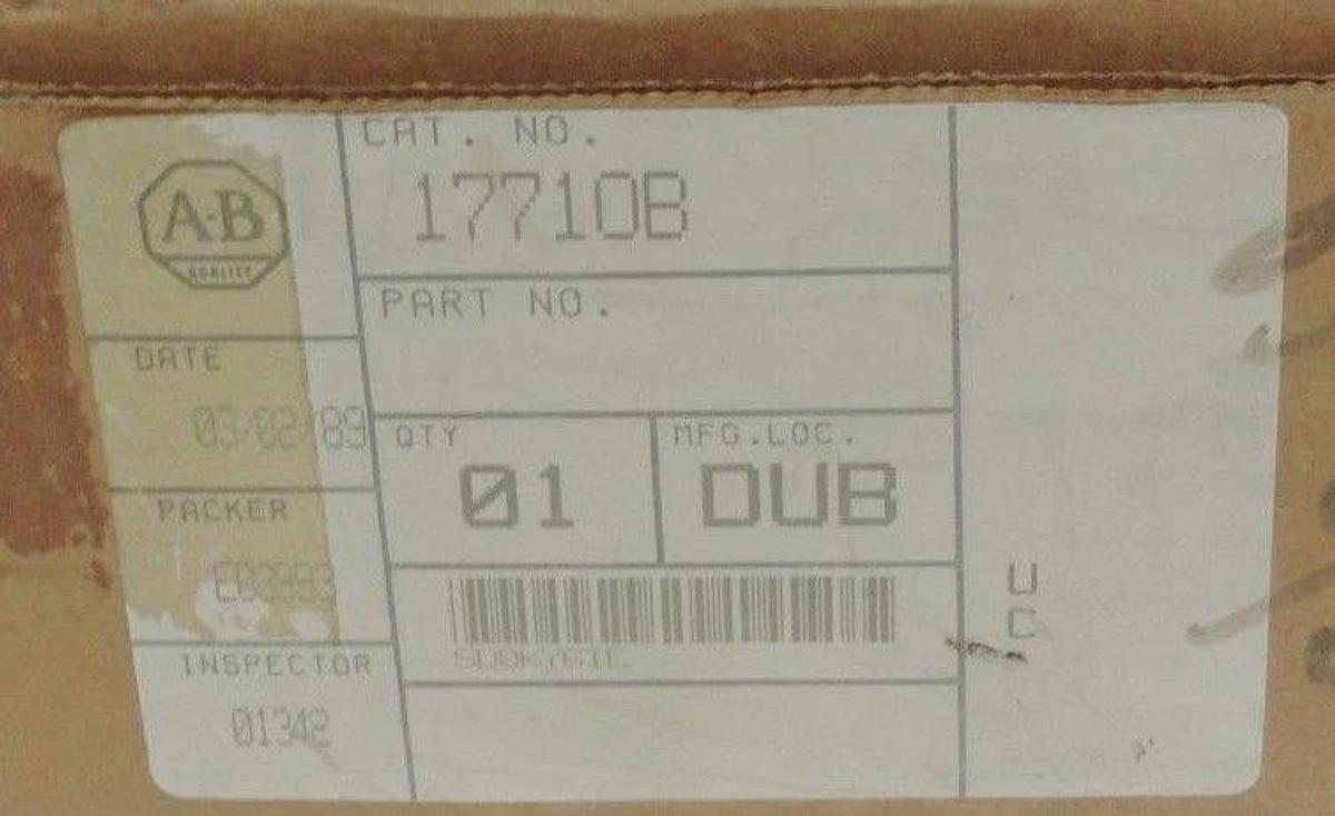 NIB ALLEN BRADLEY 1771-OB DC OUTPUT MODULE SER B 12-24V W/ WIRING HARNESS 1771OB
