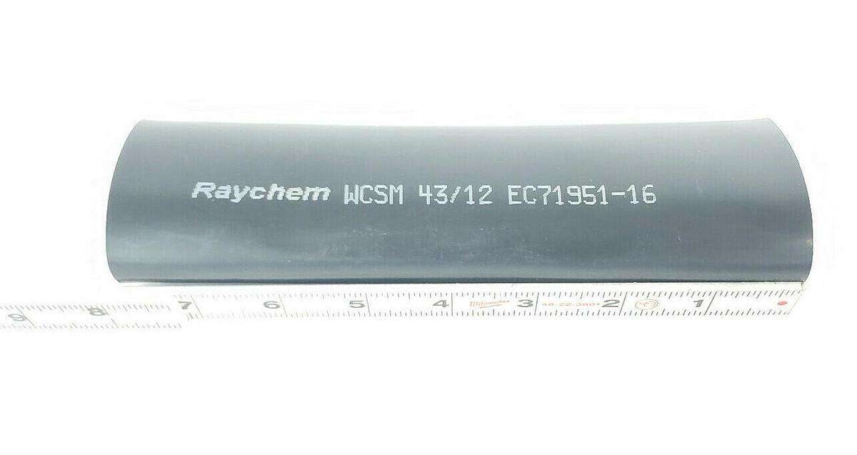 Used RAYCHEM HEAT SHRINK WCSM 105/30 EB71372-01 23.75" & (4) WCSM 43/12 EC71951-16 8"