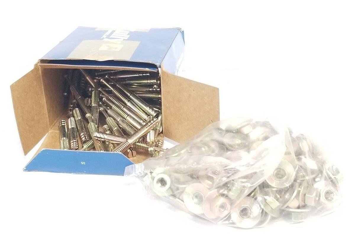 Used BOX OF 100 NEW CULLY 63028 STRIKE SET ANCHORS 1/4 X 1-3/4''