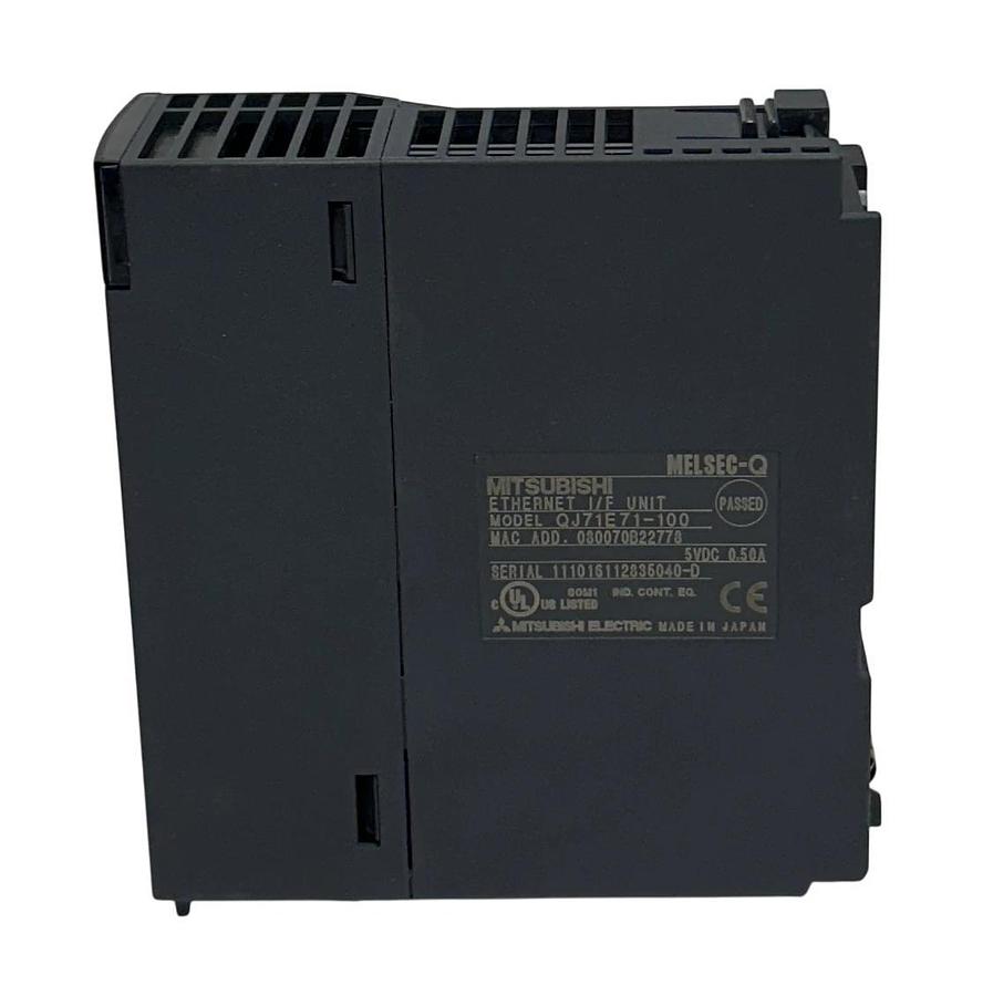 Used MITSUBISHI ELECTRIC QJ71E71-100 MELSEC-Q EtherNet I/F MODULE QJ71E71100 USNP