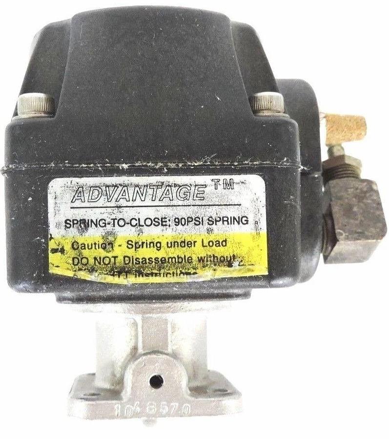 Used ITT INDUSTRIES S-A204 PURE-FLOW ADVANTAGE ACTUATOR W/ DIAPHRAGM PTPE, MAX: 90PSI