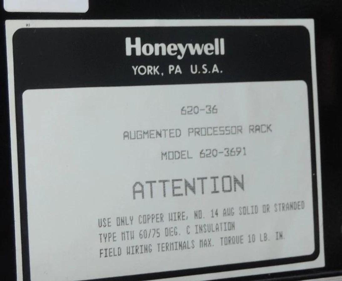 Used HONEYWELL 620-3691 AUGMENTED PROCESSOR RACK 6203691