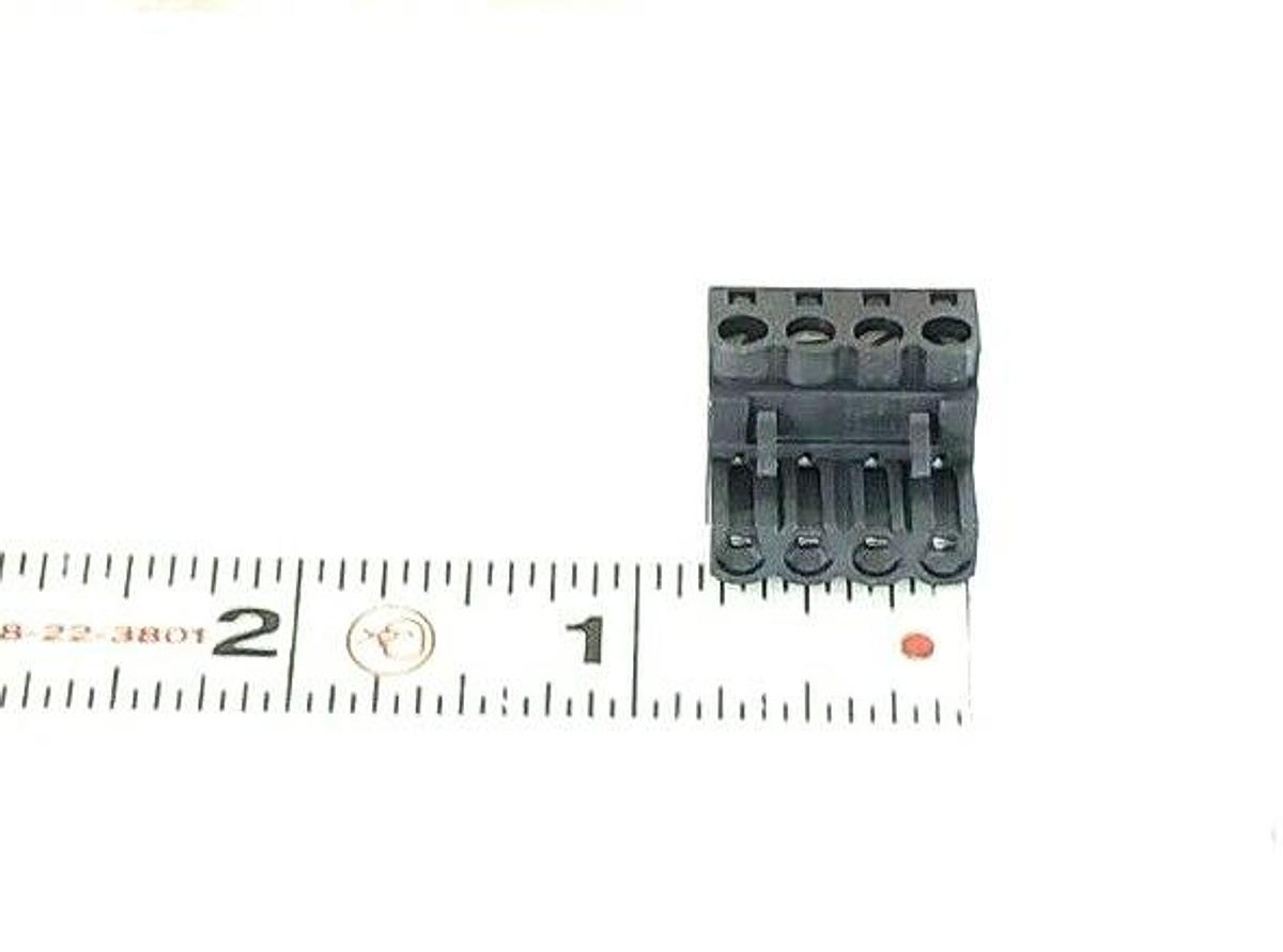 Used BOX OF 66 NEW WEIDMULLER BLZ 5.08/4 SN SW TERMINAL BLOCK PLUGS 1526610000