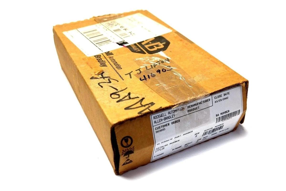 Refurbished ALLEN BRADLEY 1771IA SER. A 120V AC INPUT MODULE 1771-IA/A REMANUFACTURED