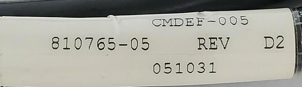 Used NEW GENERIC NIDEC CMDEF-005 FLEX-DUTY MOTOR POWER CABLE 5FT 810765-05 REV D2