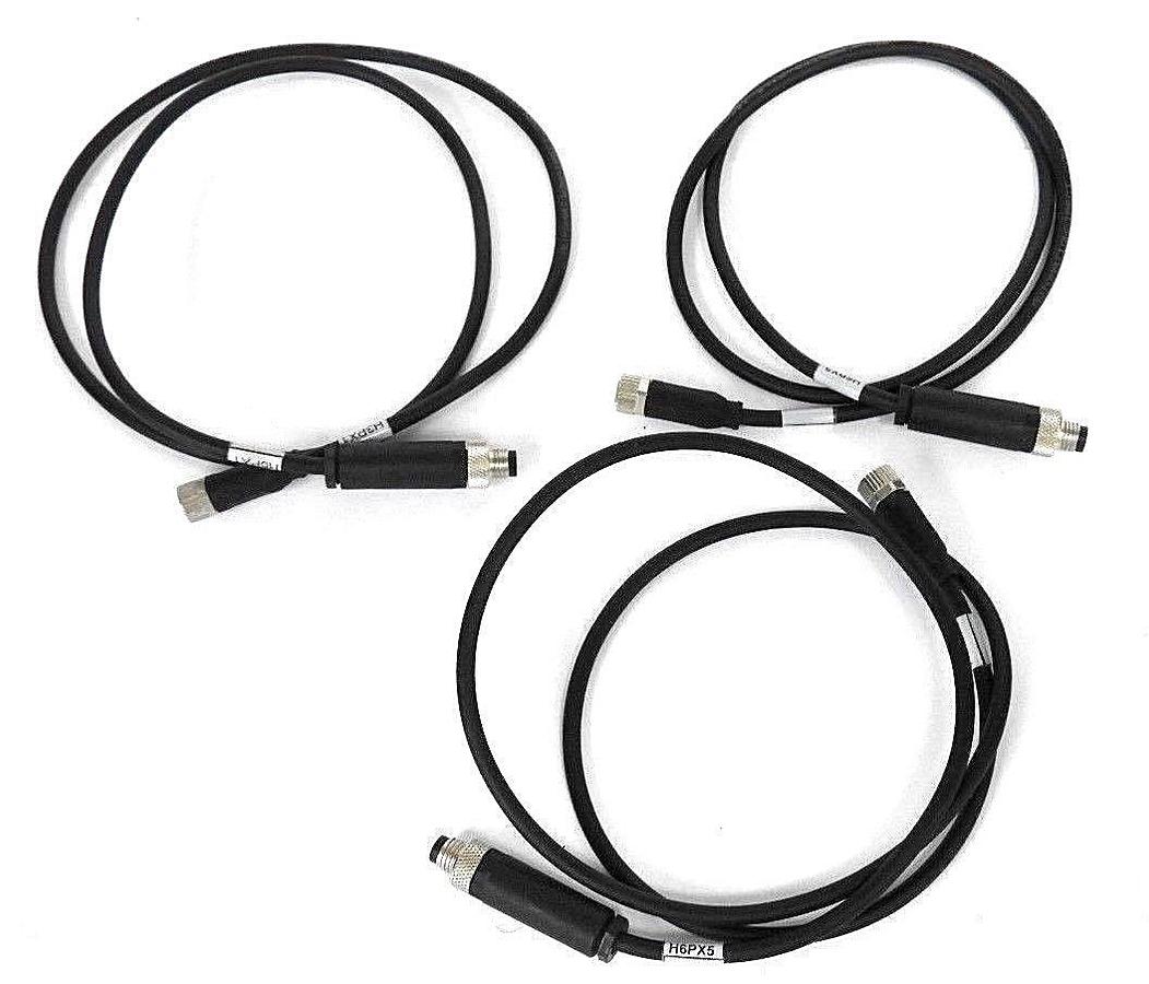 Used LOT OF 3 AUTOMATION DIRECT CD08-0C-050-A1 CABLES FOR QUICK-DISCONNECT SENSORS