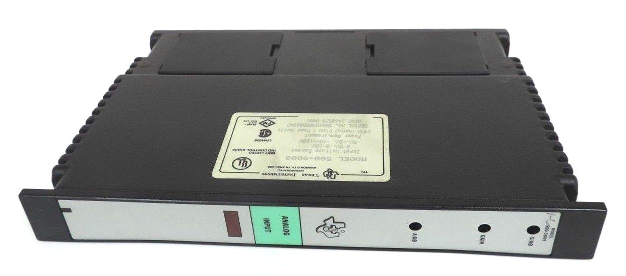 Used SIEMENS TEXAS INSTRUMENTS 500-5009 INPUT MODULE ANALOG ASSY 2460538-0001