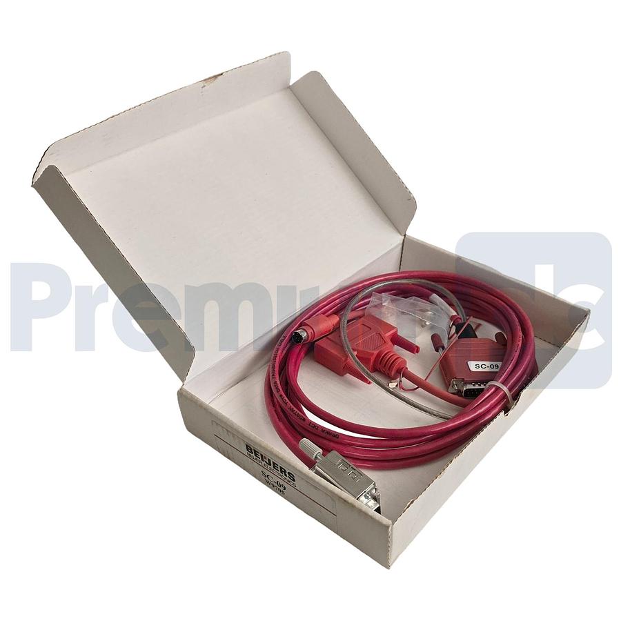 Used Beijer Electronics SC-09 RS-232 to RS-422 Programming Cable 3m Mitsubishi Melsec