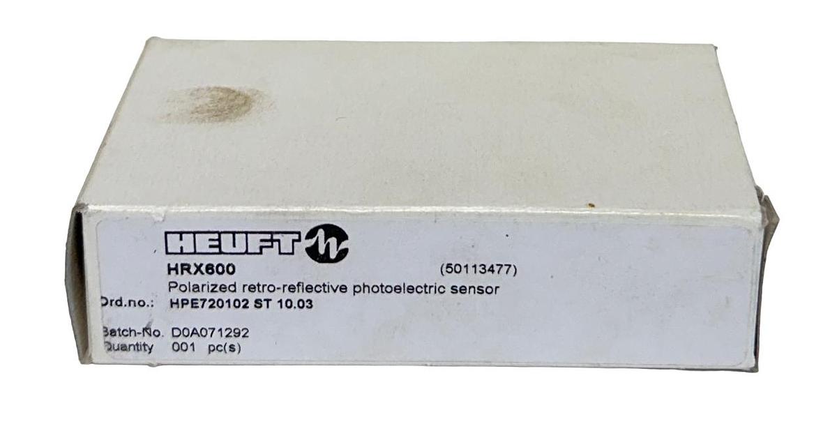 Used HEUFT HRX600 / HPE720102 ST 10.03 / 50113477 RETRO-REFLECTIVE PHOTO SENSOR NSMP
