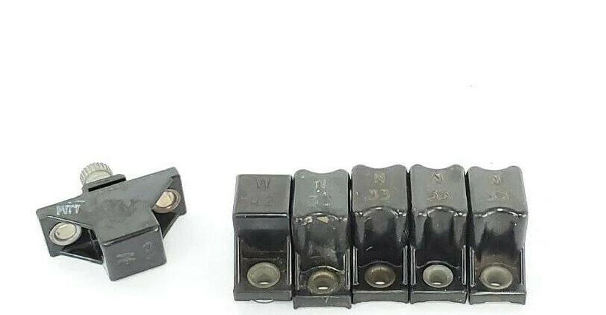 Used LOT OF 6 ALLEN BRADLEY W42, 249, N32, N33 HEATER ELEMENTS