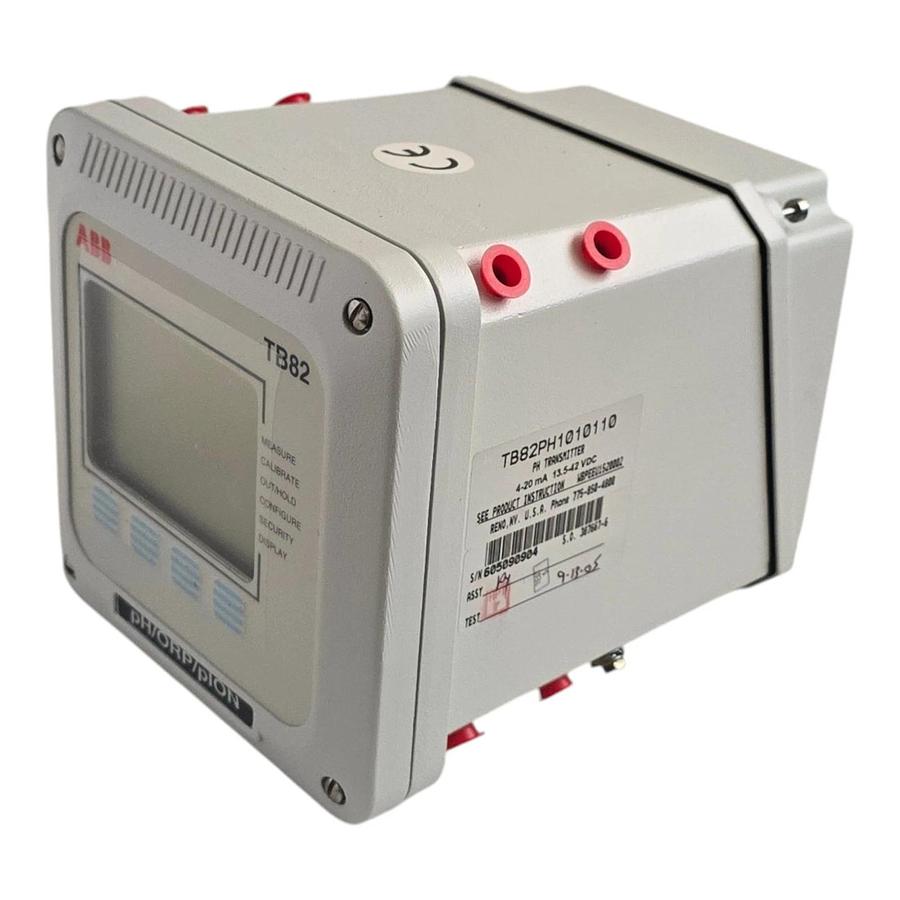 ABB TB82PH1010110 | TB82 pH / Redox ORP Transmitter 4-20mA 13.5-42VDC Pipe Mount