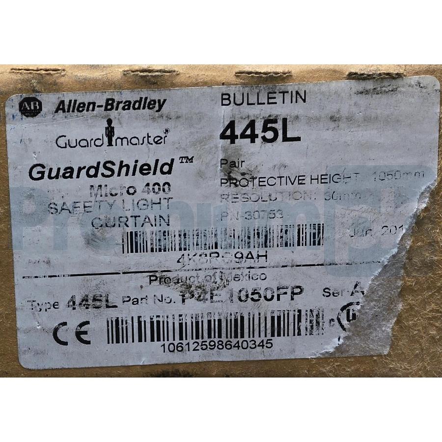 Allen-Bradley 445L-P4E1050FP /A GuardShield Micro 400 Light Curtain Pair NSMP