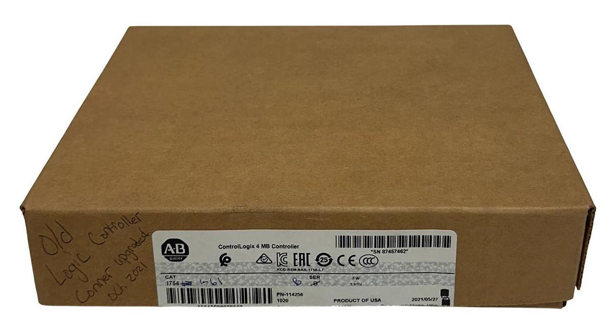 Used ALLEN BRADLEY 1756-L61 /B ControlLogix 5561 PROCESSOR LogixPAC CPU MODULE USNP