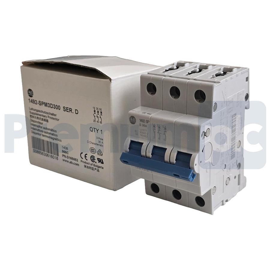 Allen-Bradley 1492-SPM3D300 /D Supplementary Protector 30A 3P Circuit Breaker