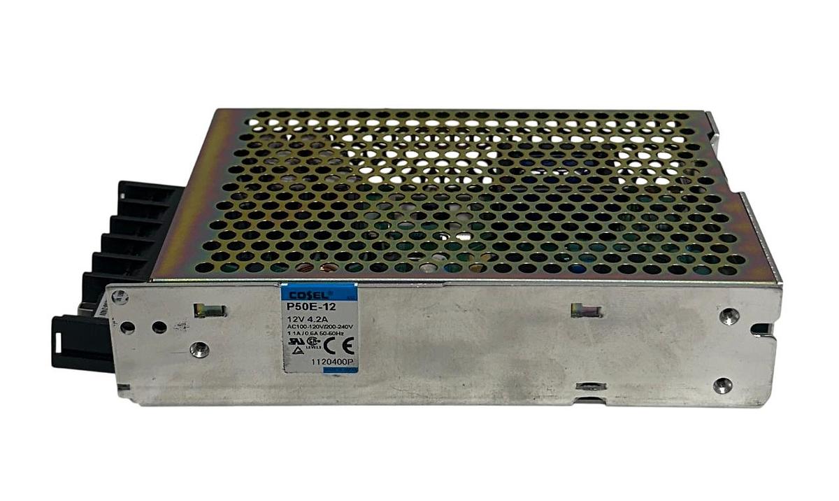 Used COSEL P50E-12 / P50E12 P-SERIES POWER SUPPLY P50 100-120/200-240VAC INPUT NSMP