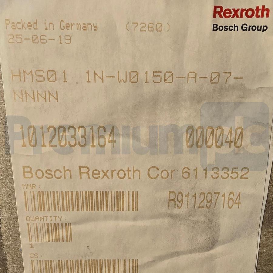 Rexroth Indramat HMS01.1N-W0150-A-07-NNNN | R911297164 Single-Axis Inverter NSMP
