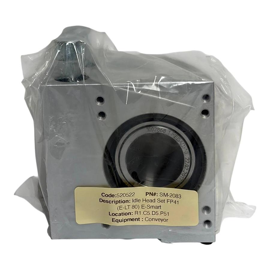 Megadyne SM-2083 Idle Head Set FP41 E-LT 80 E-Smart Conveyor Bearing Block New