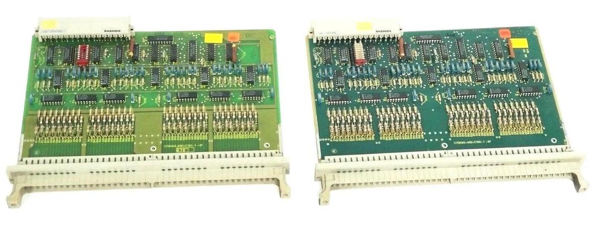 Used LOT OF 2 SIEMENS 6ES5420-3BA11 INPUT BOARDS C79040-A92-C192-1-87