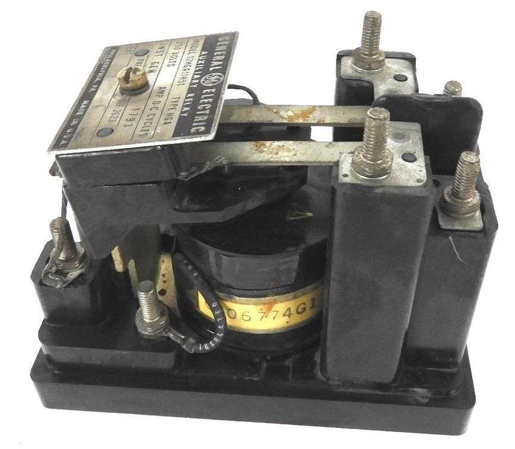 Used GENERAL ELECTRIC 12HGA11H51 AUXILIARY RELAY TYPE: HGA, 250 VOLTS, GEF-2623
