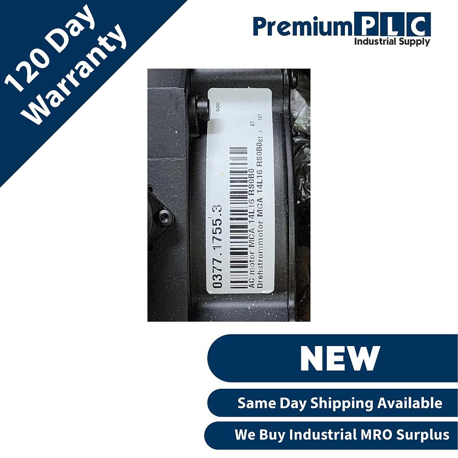 Used NEW LENZE MCA 14L16-RS0B0-N24R-ST5F10N-R0SU 3P MCA SERVO MOTOR ID. NR. 15551541
