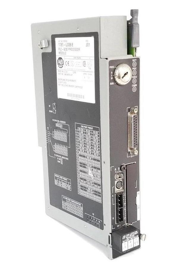 Used ALLEN BRADLEY 1785-L30B/E PLC-5/30 PROCESSOR REV. J01, F/W REV: D.1