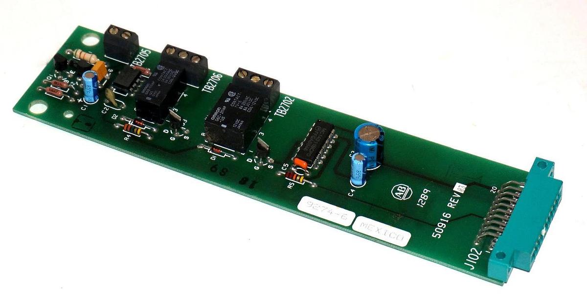 Used ALLEN BRADLEY 50616 TRIP CONTROL BOARD REV. 02
