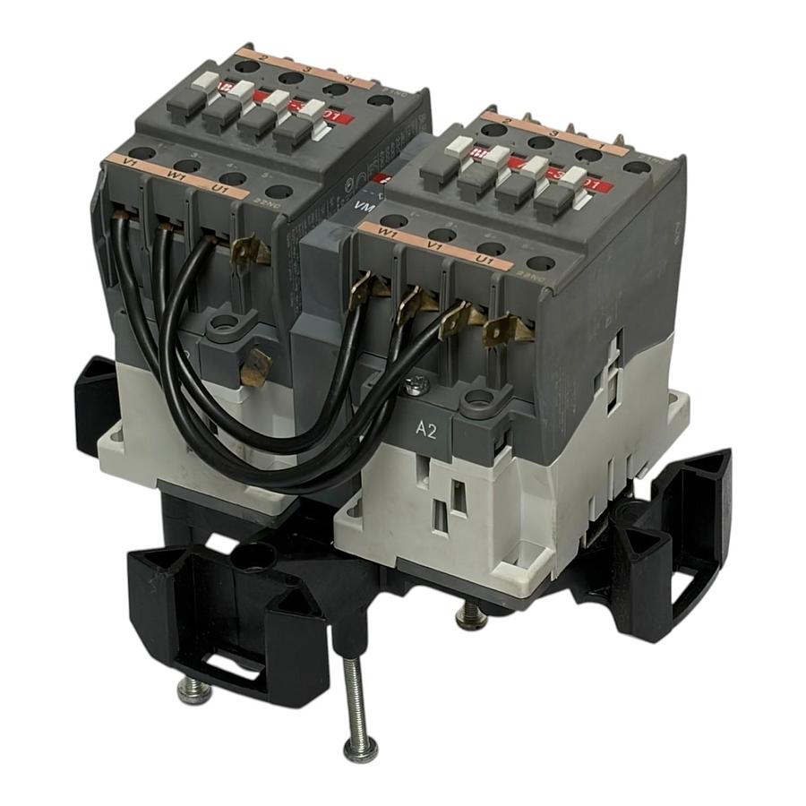 Used Rotork 48054 Reversing Contactor Assembly Dual ABB A26-30-01 Valves VM5-1