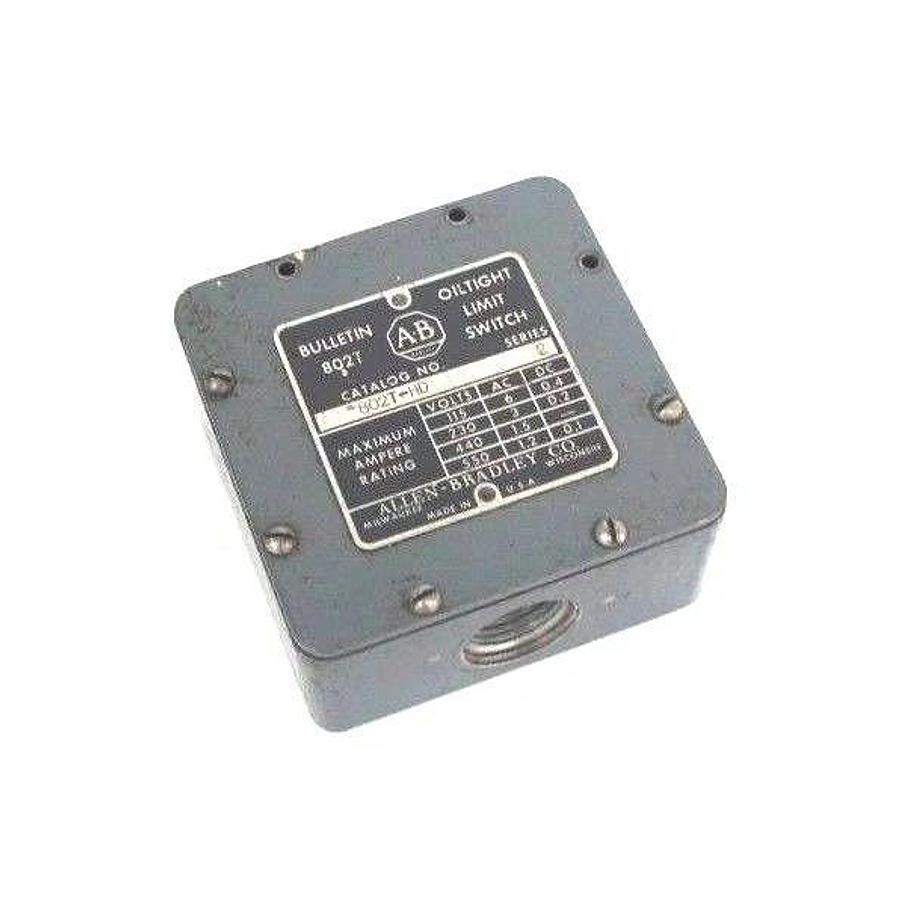 Used ALLEN BRADLEY 802T-HD LIMIT SWITCH SER 2, W/O HEADS, 802THD