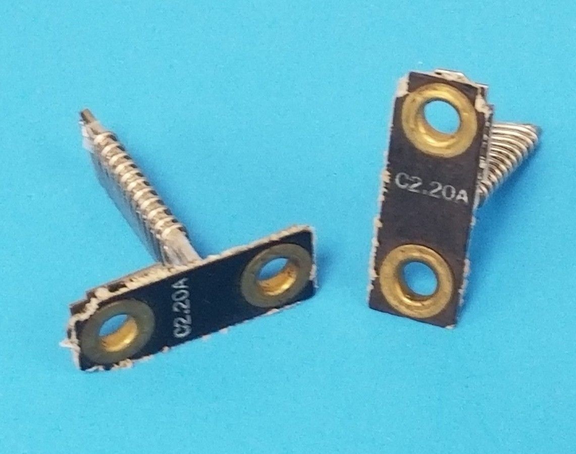 Used LOT OF 2 NEW GENERAL ELECTRIC C2.20A HEATER ELEMENTS C220A