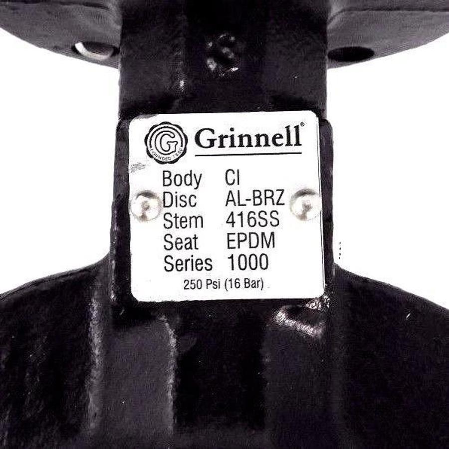 NEW GRINNELL AL-BRZ BUTTERFLY VALVE 3" CI BODY, 416SS STEM, SERIES 1000