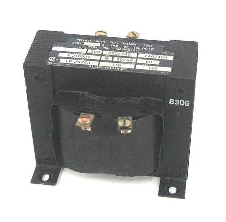 Used ALLEN BRADLEY X-210922 CONTROL CIRCUIT TRANSFORMER 220-480V, 50/60HZ