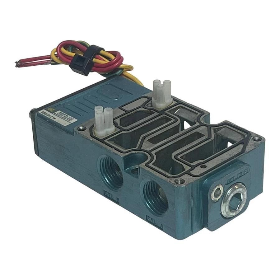 MAC Valves 6500B-214 Air Solenoid Valve Base Manifold 6500 Series NEW SURPLUS
