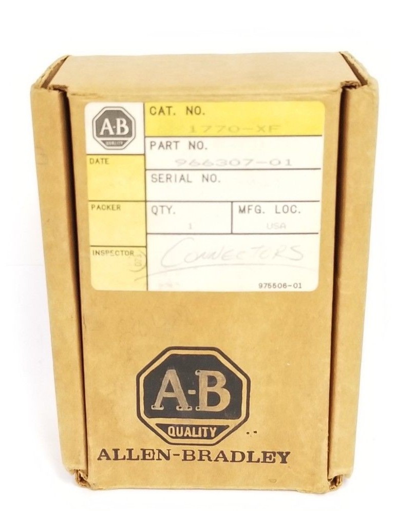 Used NIB ALLEN BRADLEY 1770-XF DATA HIGHWAY TERMINATOR SET 966307-01 1770XF
