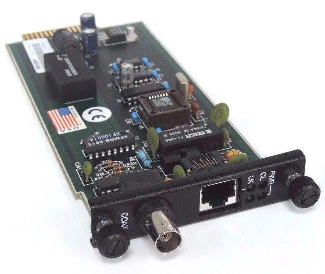 Used BLACK BOX LE6504C UTP BNC MEDIA INTERFACE CARD LE 6504C