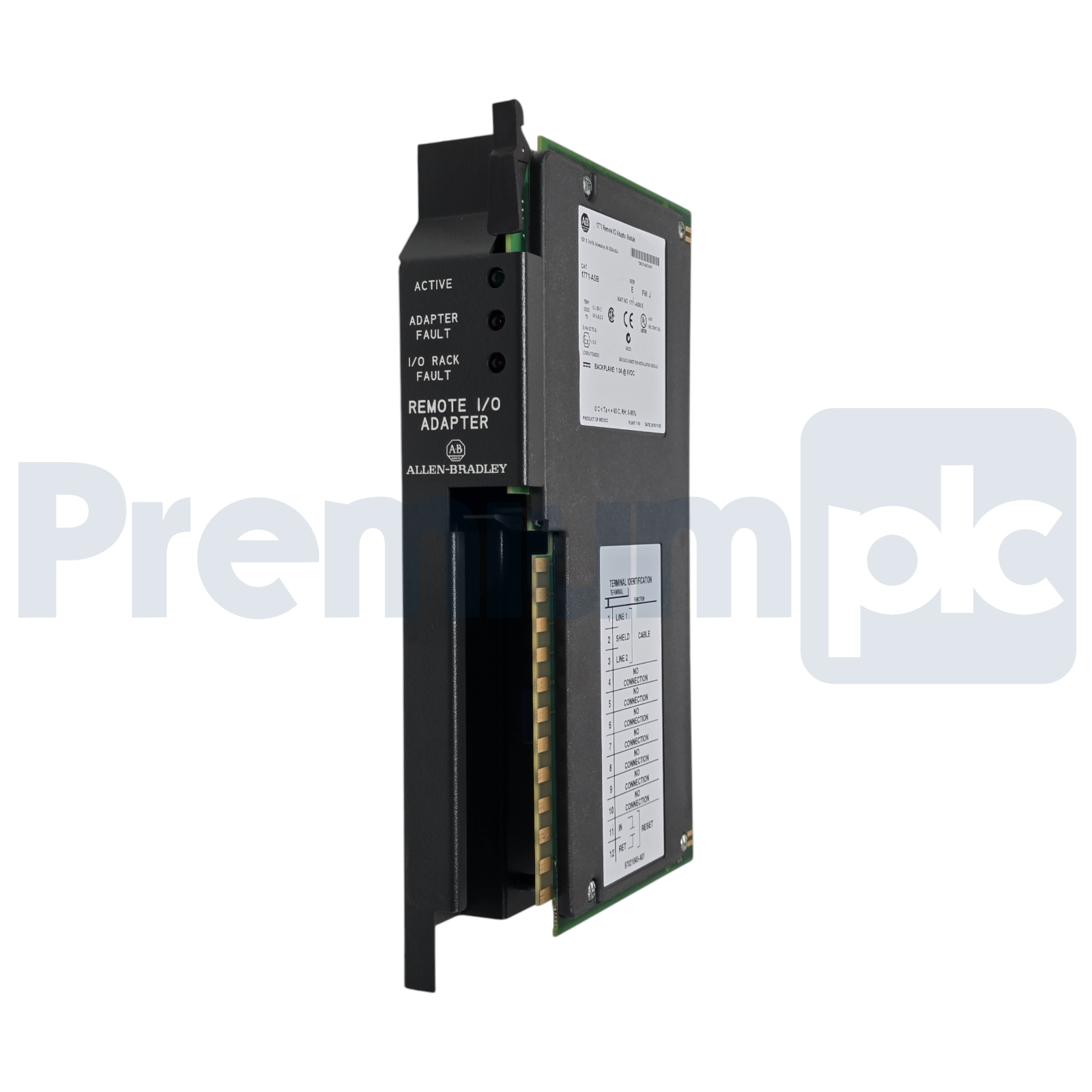 Used ALLEN BRADLEY 1771-ASB /E PLC-5 REMOTE I/0 ADAPTER MODULE 1771ASB F/W REV J NSNP