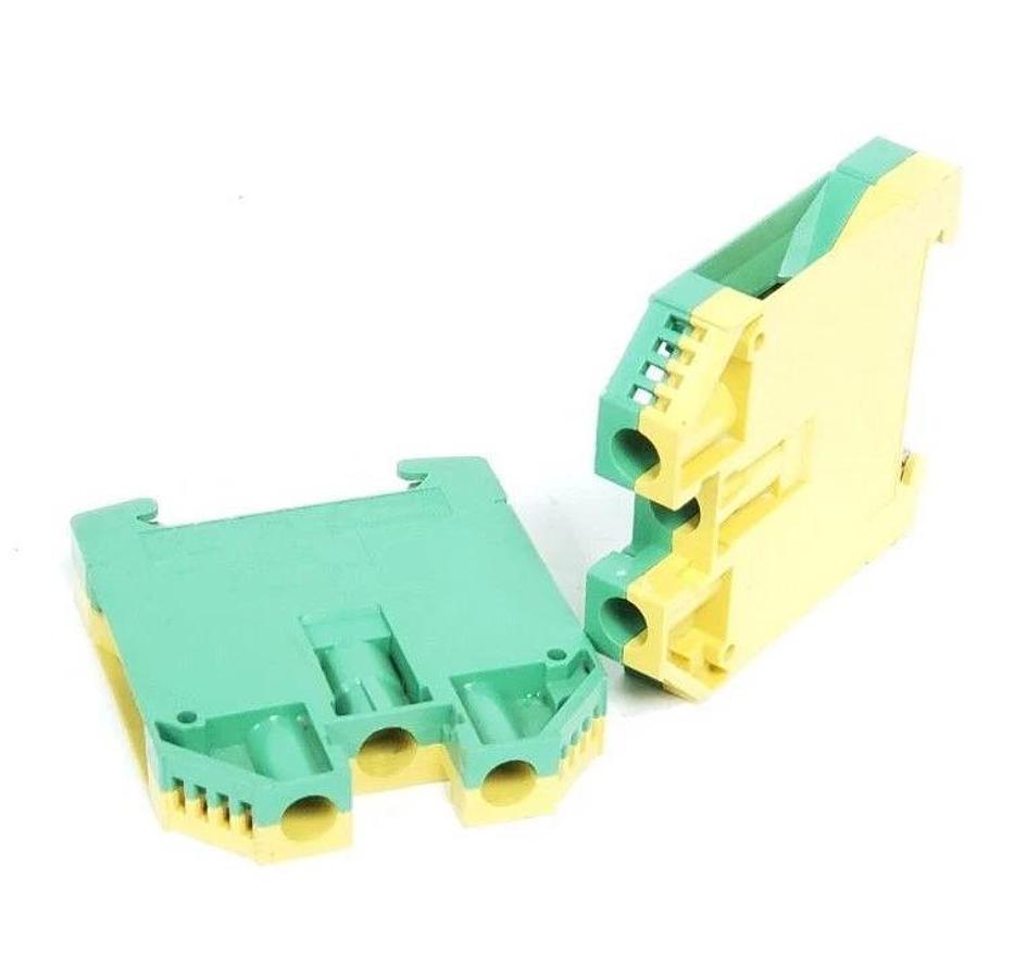 Used LOT OF 2 WEIDMULLER 1010400000 TERMINAL BLOCKS WPE-16 220VAC