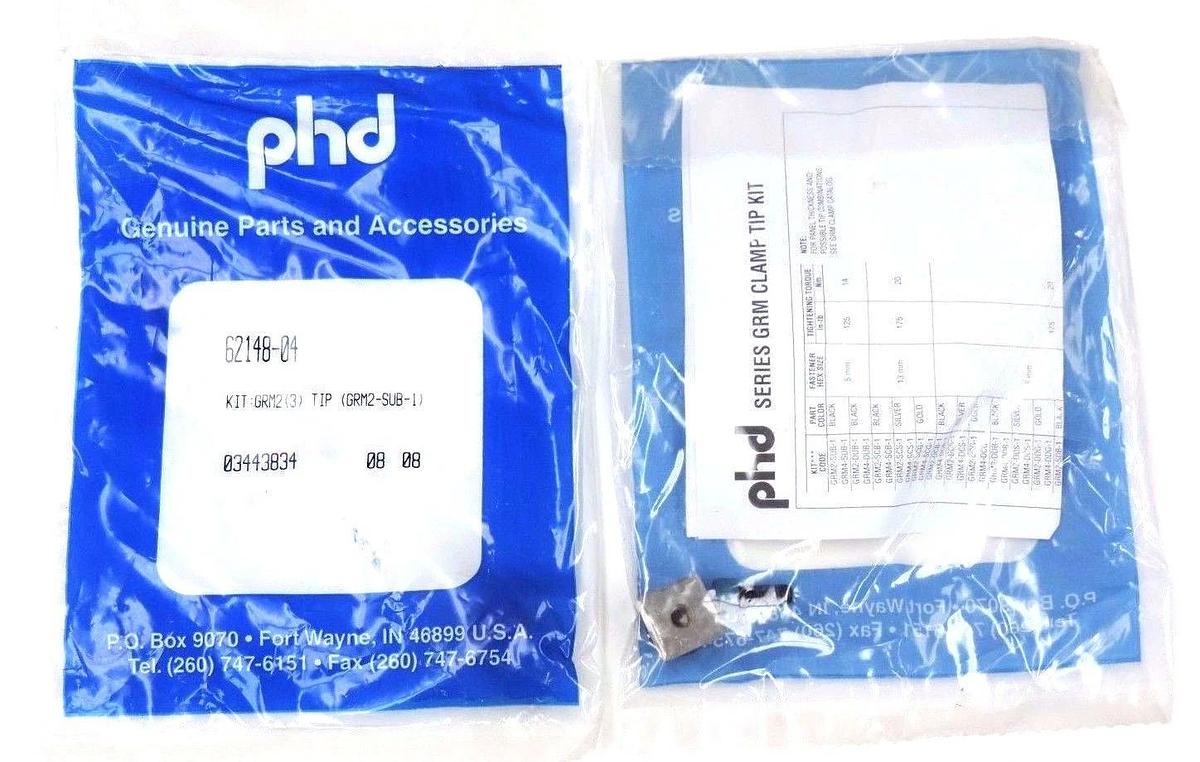Used 2 NIB PHD 62148-04 KIT: GRM2(3) TIP (GRM2-SUB-1) 6214804