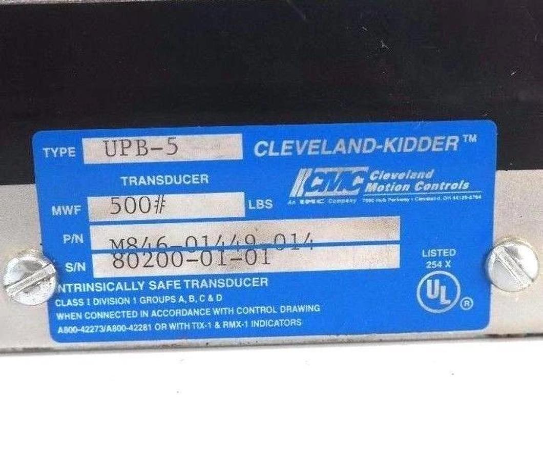 NEW CLEVELAND-KIDDER P/N M846-01449-014 TYPE UPB-5 TRANSDUCER M84601449014
